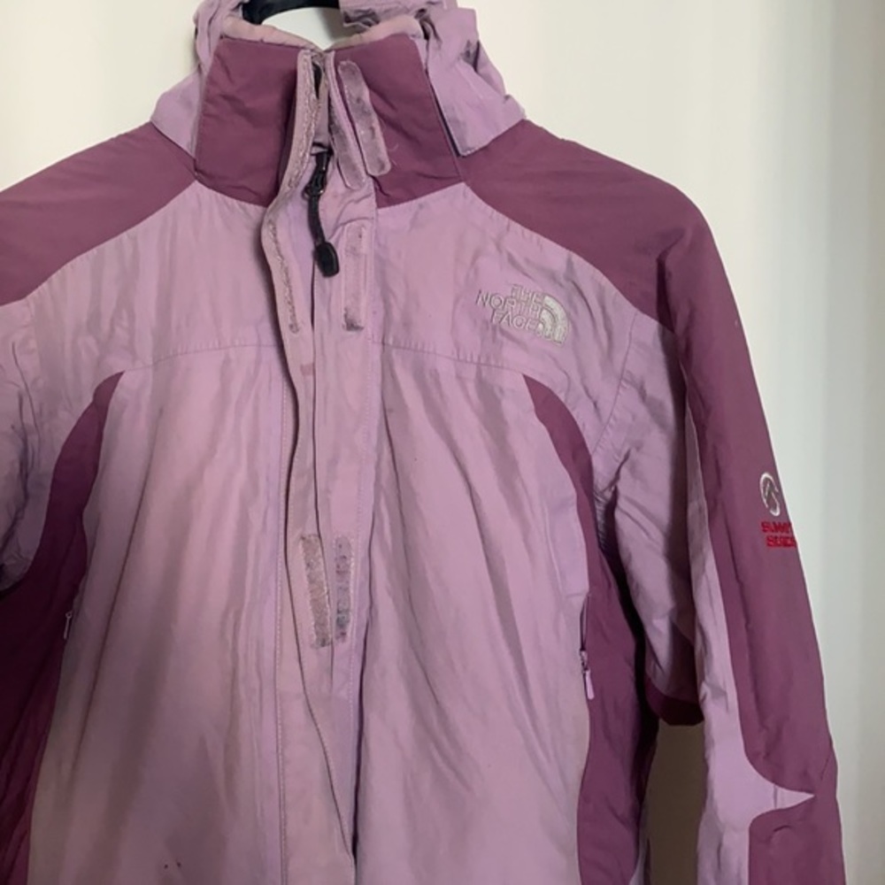 The north face 2 tones purple coat jacket size small - Picture 2 of 7